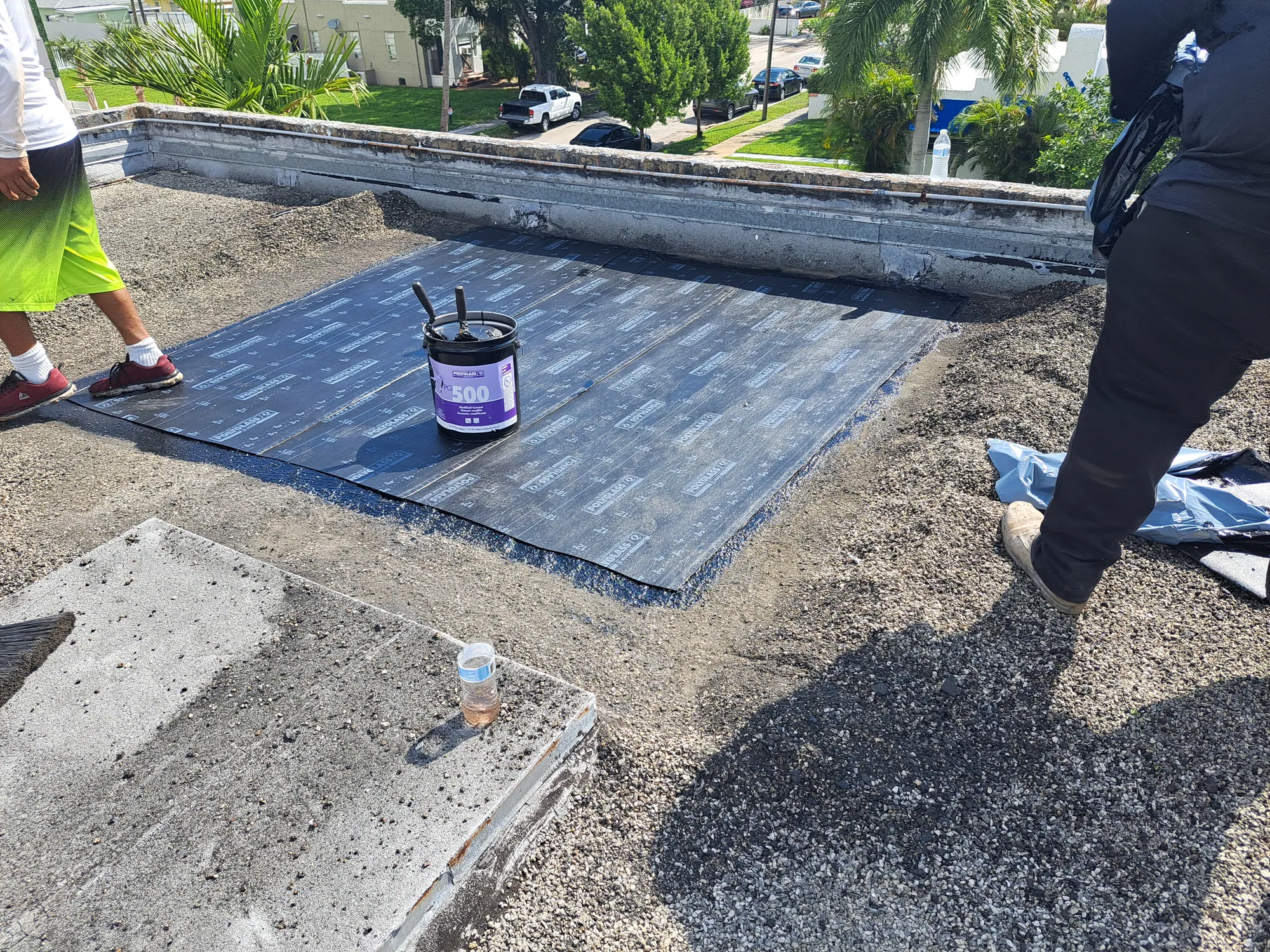 Commercial roof repair in South Florida by DR Construction & Roofing in South Florida