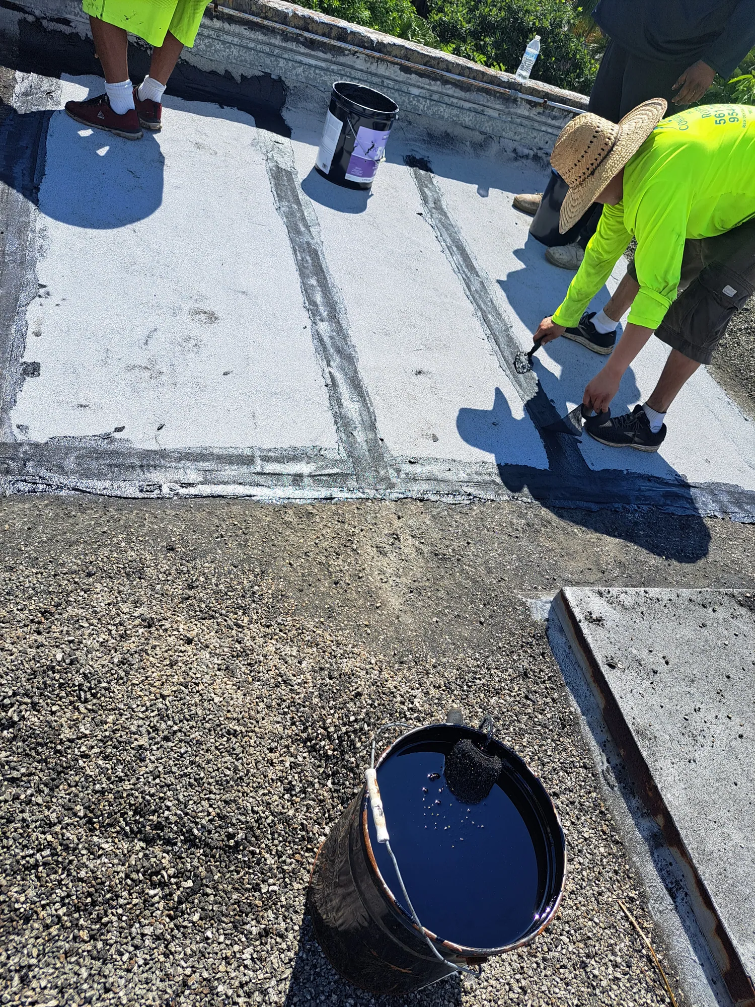 Commercial roof repair in South Florida by DR Construction & Roofing in South Florida