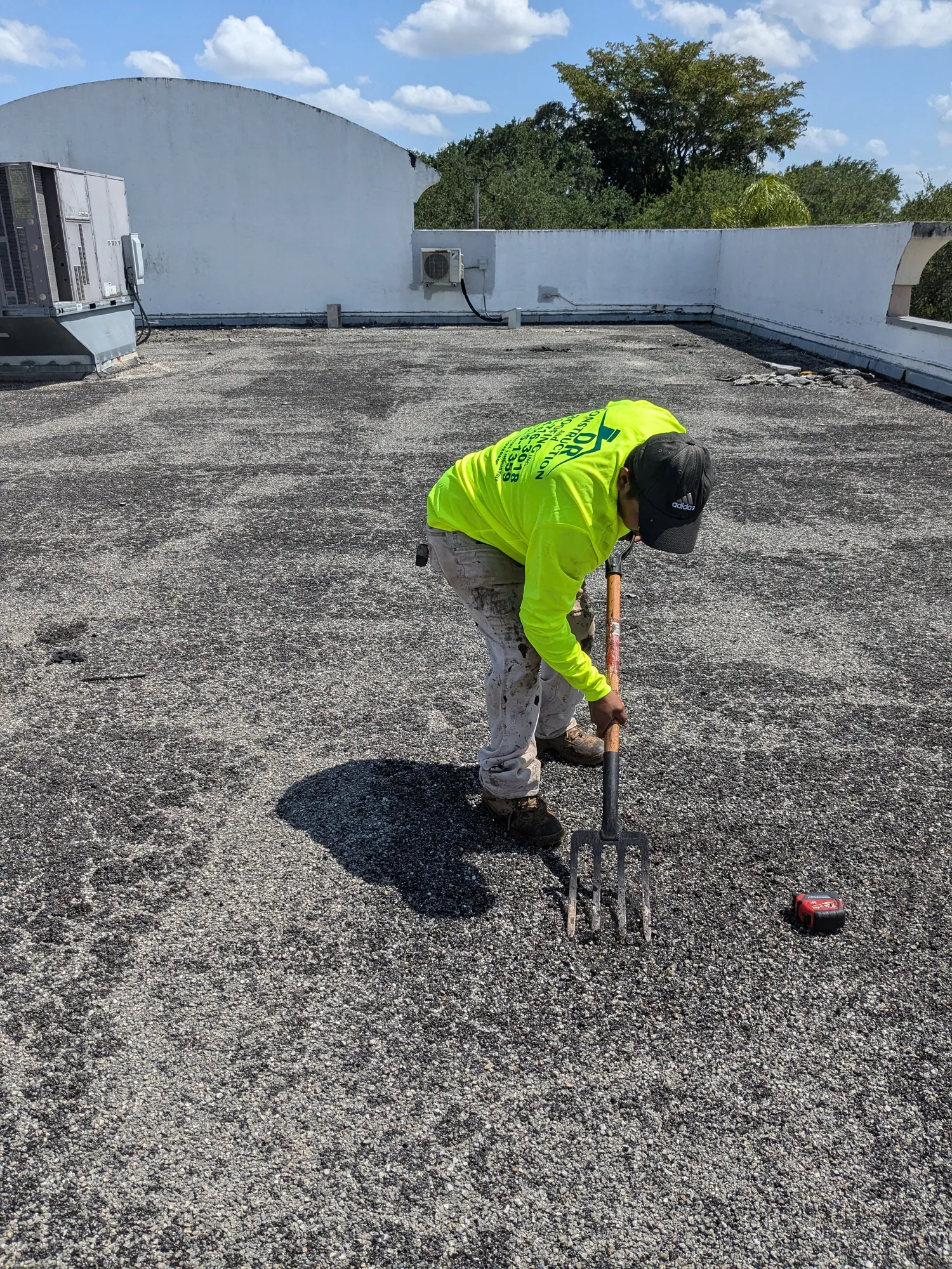 Commercial roof repair in South Florida by DR Construction & Roofing in South Florida