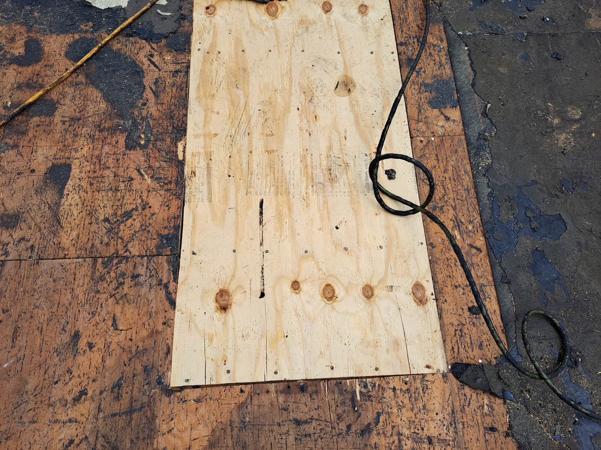 Residential flat roof peel-and-stick membrane by DR Construction & Roofing in South Florida