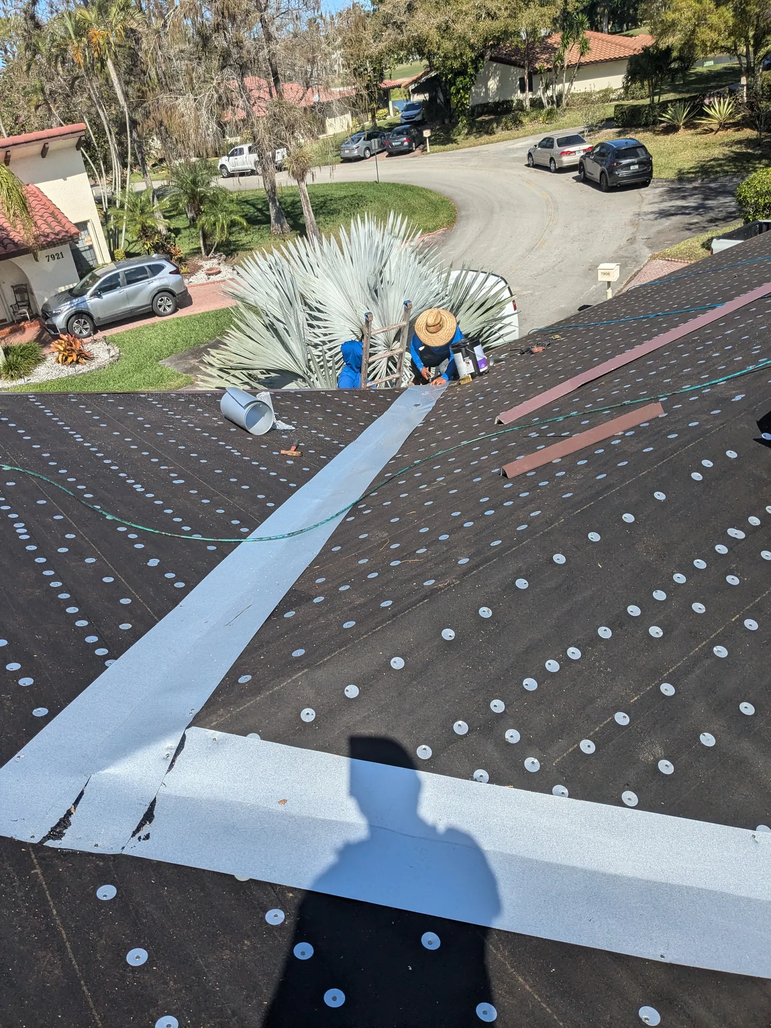 Terracotta barrel tile roof installation by DR Construction & Roofing in South Florida